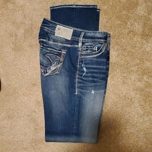 Silver Brand Suki Boot Cut Jeans size 26x35